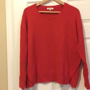 Madewell sweater. Great bright Spring color!